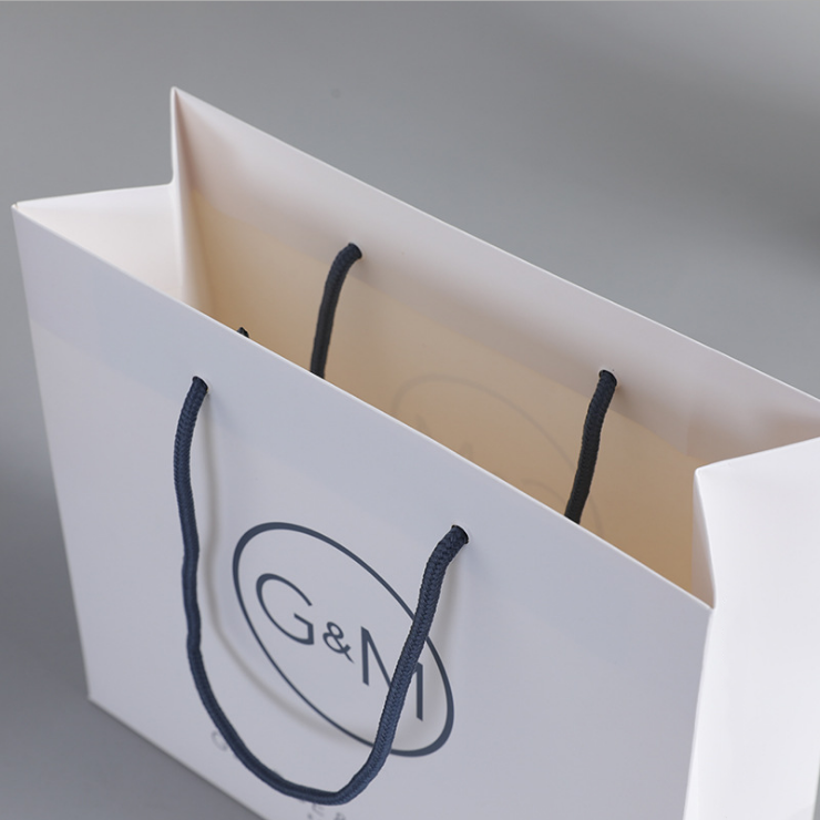 Adaptez le sac de papier d'emballage d'achats au détail noir personnalisé par logo pour des cadeaux